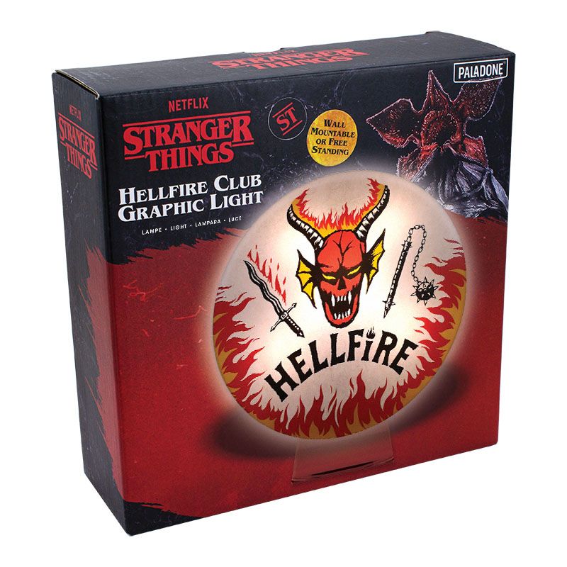 Stranger Things Lampe Hellfire Club Logo 20 cm Image 2
