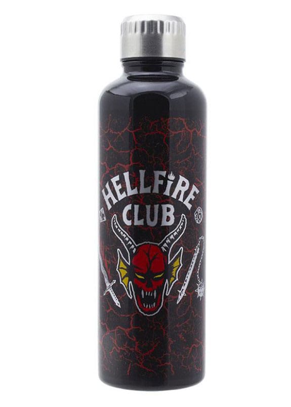 Stranger Things: Hellfire Club Metal Water Bottle Image