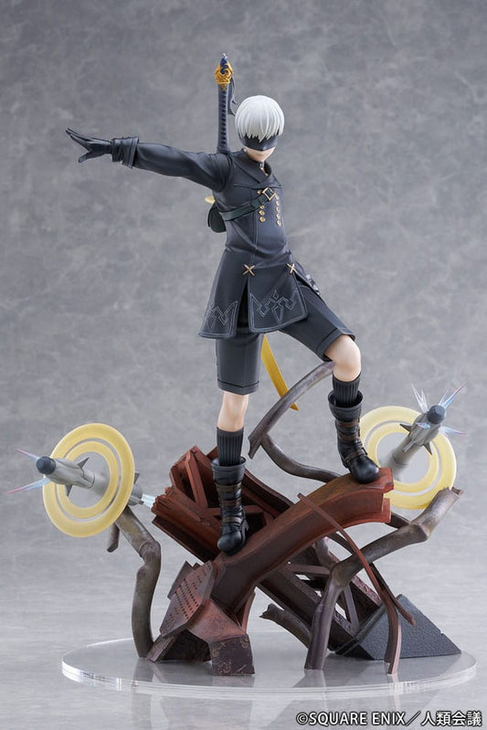 NieR:Automata Ver1.1a PVC Statue 1/7 YoRHa No. 9 Type S Covering Fire 31 cm Image 2