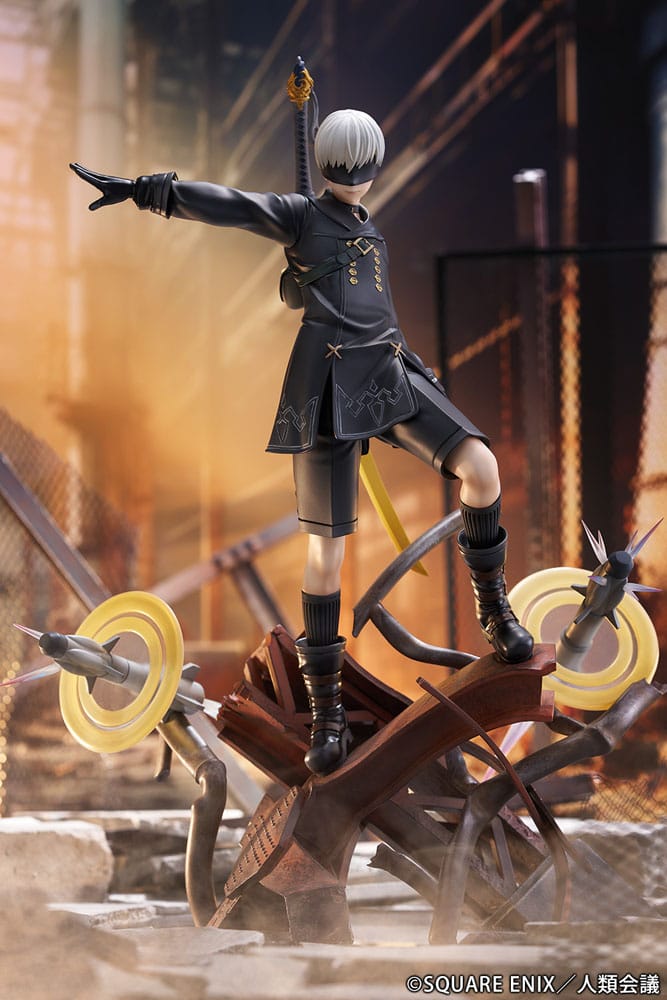 NieR:Automata Ver1.1a PVC Statue 1/7 YoRHa No. 9 Type S Covering Fire 31 cm Image 7