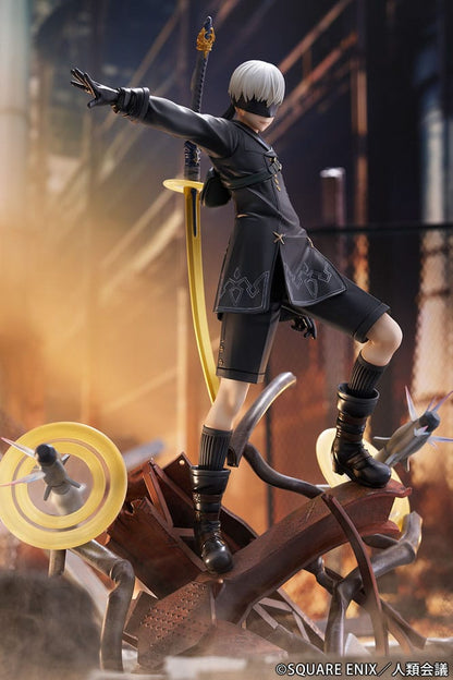NieR:Automata Ver1.1a PVC Statue 1/7 YoRHa No. 9 Type S Covering Fire 31 cm Image 8