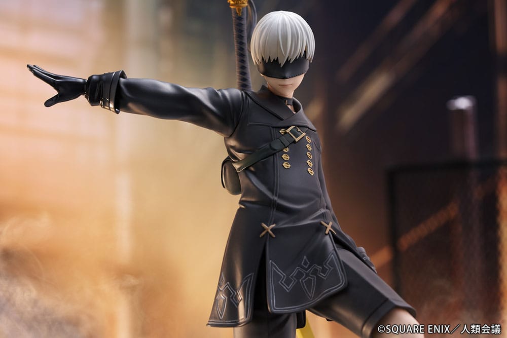 NieR:Automata Ver1.1a PVC Statue 1/7 YoRHa No. 9 Type S Covering Fire 31 cm Image 9