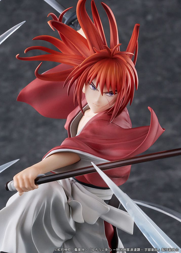 Rurouni Kenshin: Meiji Kenkaku Romantan Kyoto Douran PVC Statue 1/7 Kenshin Himura Souryusen Ver. 27 cm Image 4