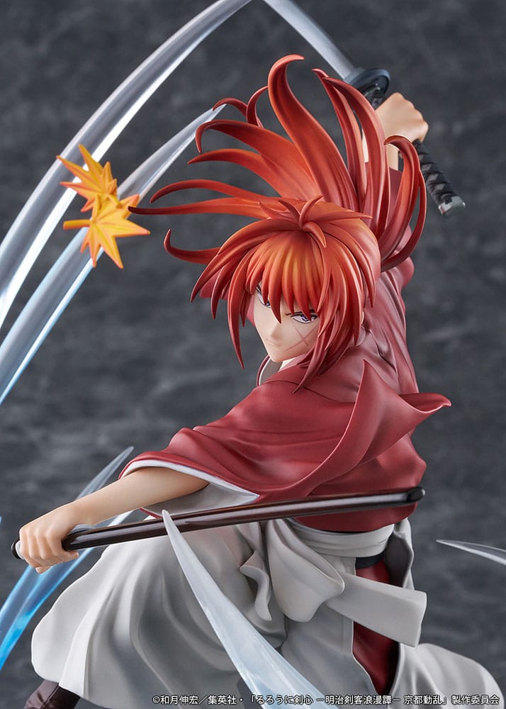 Rurouni Kenshin: Meiji Kenkaku Romantan Kyoto Douran PVC Statue 1/7 Kenshin Himura Souryusen Ver. 27 cm Image 5