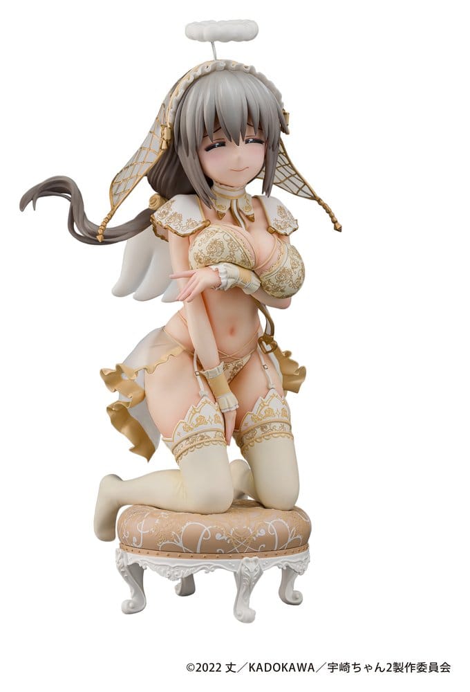 Uzaki-chan Wants to Hang Out! PVC Statue 1/7 Tsuki Uzaki Angel Ver. 19 cm Image 1
