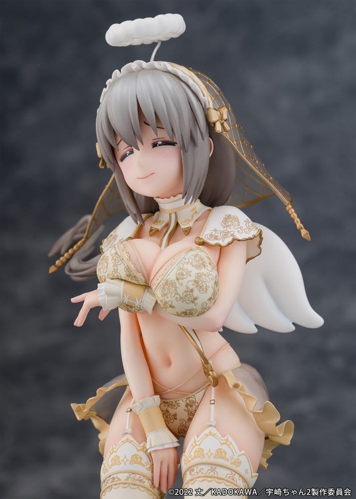 Uzaki-chan Wants to Hang Out! PVC Statue 1/7 Tsuki Uzaki Angel Ver. 19 cm Image 4