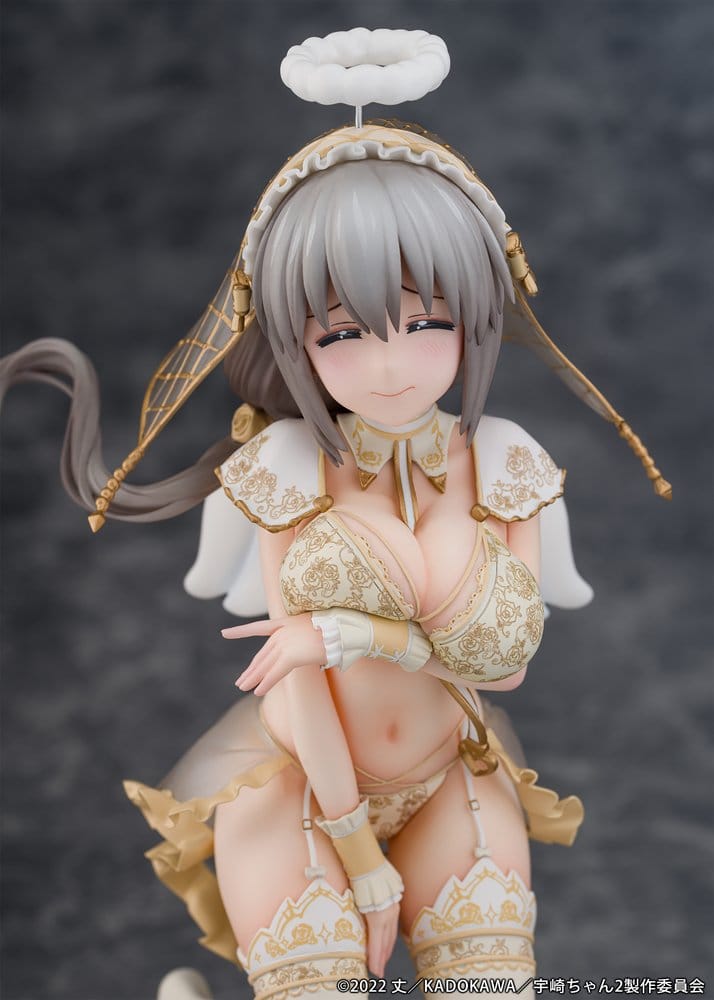 Uzaki-chan Wants to Hang Out! PVC Statue 1/7 Tsuki Uzaki Angel Ver. 19 cm Image 5