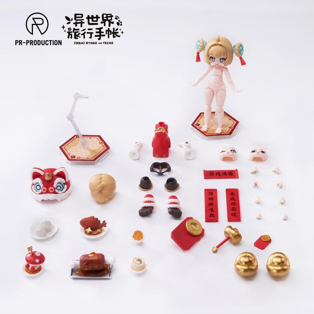 Isekai Ryoko no Techo Plastic Model Kit SP01 New Warrior Lennie Brown New Year Ver. 14 cm Image 12
