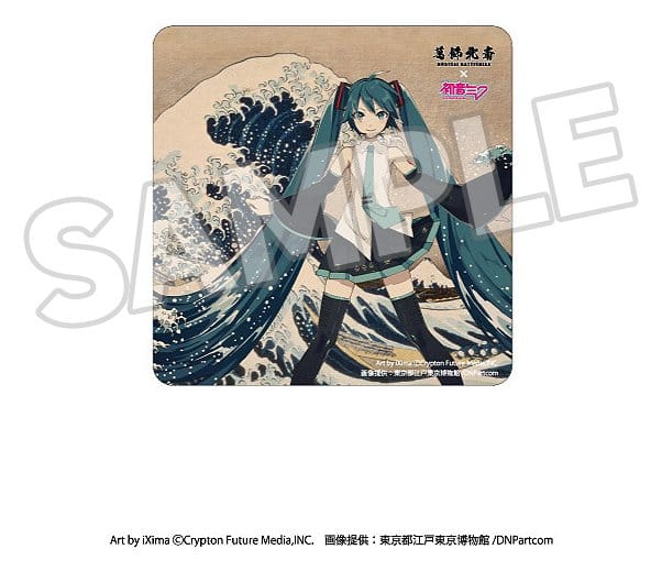 Katsushika Hokusai x Hatsune Miku Auto Magnet Thirty-six Views of Mount Fuji/The Great Wave off Kanagawa Image 2
