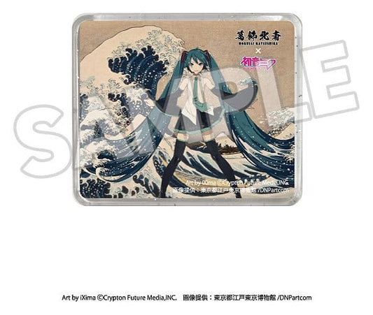 Katsushika Hokusai x Hatsune Miku 3D Magnet Thirty-six Views of Mount Fuji The Great Wave off Kanagawa Image 2