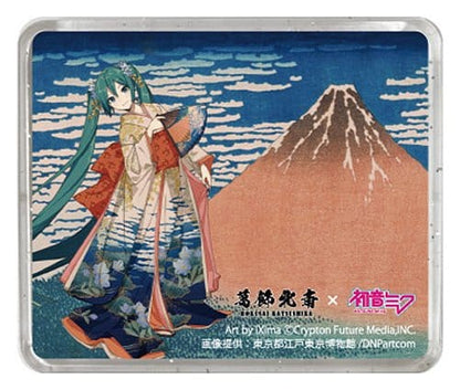 Katsushika Hokusai x Hatsune Miku 3D Magnet Thirty-six Views of Mount Fuji Fine Wind, Clear Morning Image 1