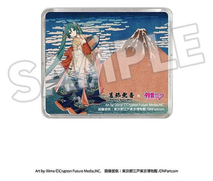 Katsushika Hokusai x Hatsune Miku 3D Magnet Thirty-six Views of Mount Fuji Fine Wind, Clear Morning Image 2