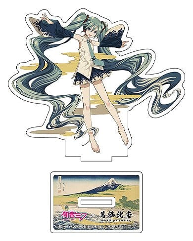 Hatsune Miku x Katsushika Hokusai iXima Die-Cut Acrylaufsteller The Great Wave off Kanagawa 10 cm (5) Image 5