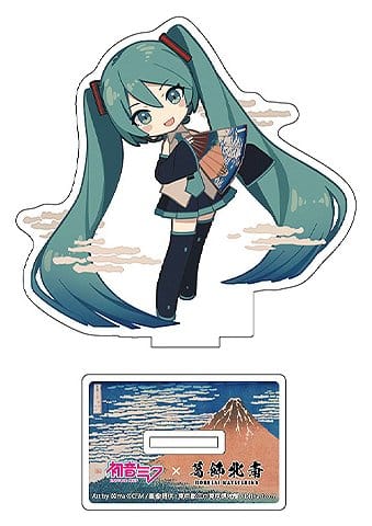 Hatsune Miku x Katsushika Hokusai iXima Die-Cut Acrylaufsteller The Great Wave off Kanagawa 10 cm (5) Image 7