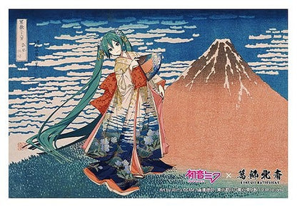 Hatsune Miku x Katsushika Hokusai iXima Postcard The Great Wave off Kanagawa (10) Image 3