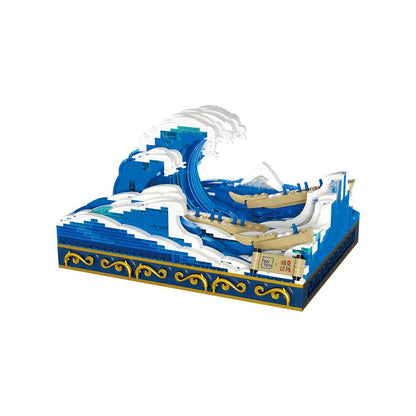 Pantasy Original Bauset The Great Wave Of Kanagawa Image 1