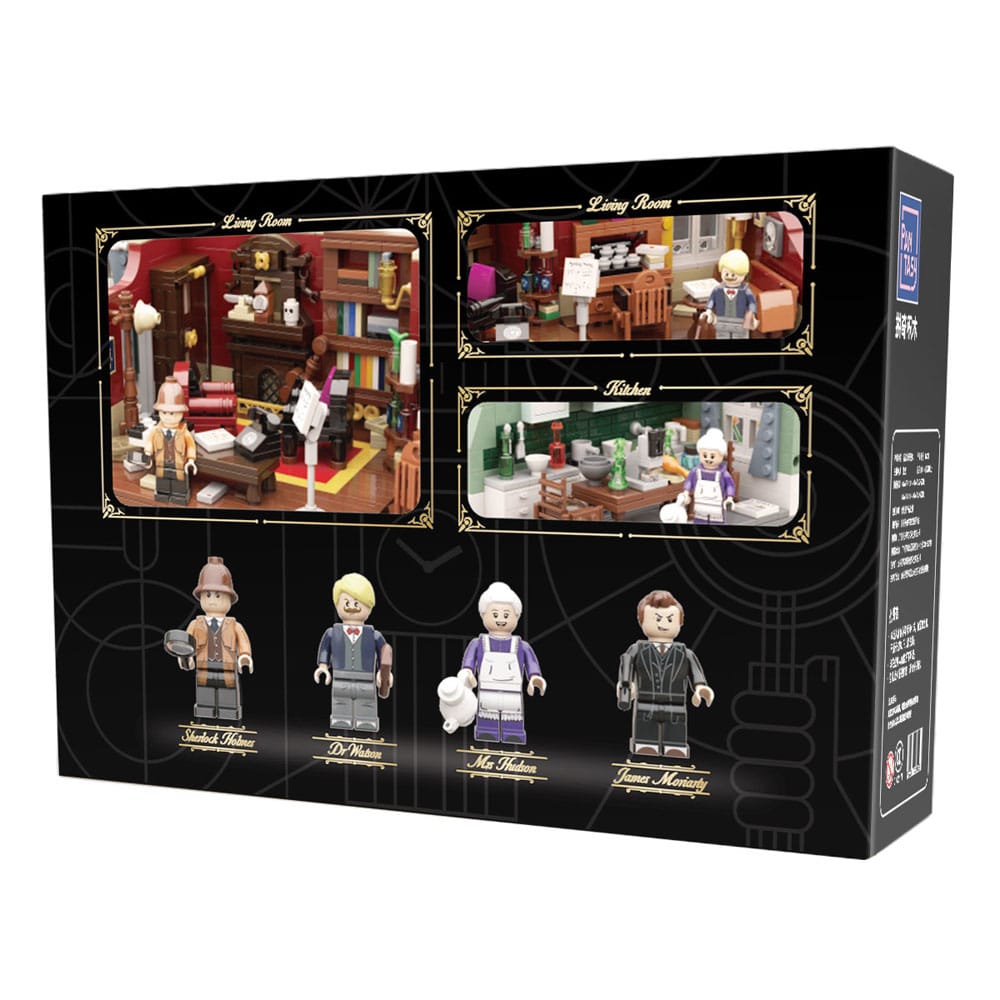 Sherlock Holmes Bauset Sherlock Holmes 221B baker.st 9 cm Image 3