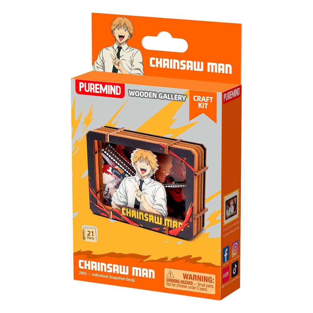 Chainsaw Man Modellbausatz Wooden Gallery (S) Denji Image 1