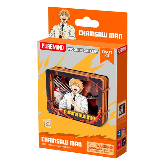 Chainsaw Man Modellbausatz Wooden Gallery (S) Denji Image 1
