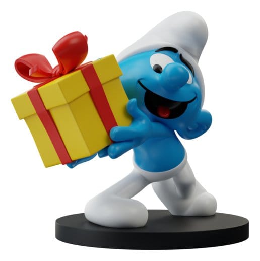 Die Schlümpfe Statue Jokey-Schlumpf mit Geschenk 10 cm Image 3