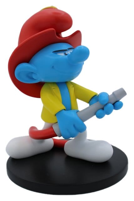Die Schlümpfe Statue Feuerwehrmann-Schlumpf 12 cm Image 1