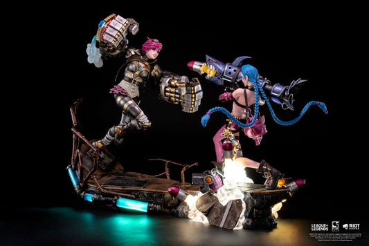 League of Legends Statuen 1/6 2er-Pack Vi & Jinx Image 2