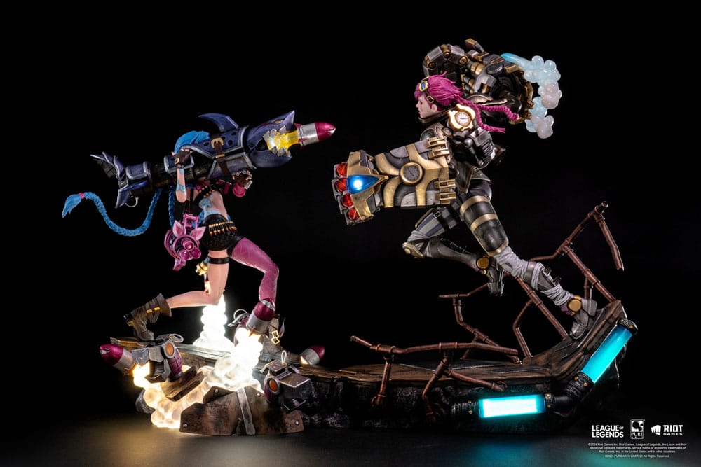 League of Legends Statuen 1/6 2er-Pack Vi & Jinx Image 5