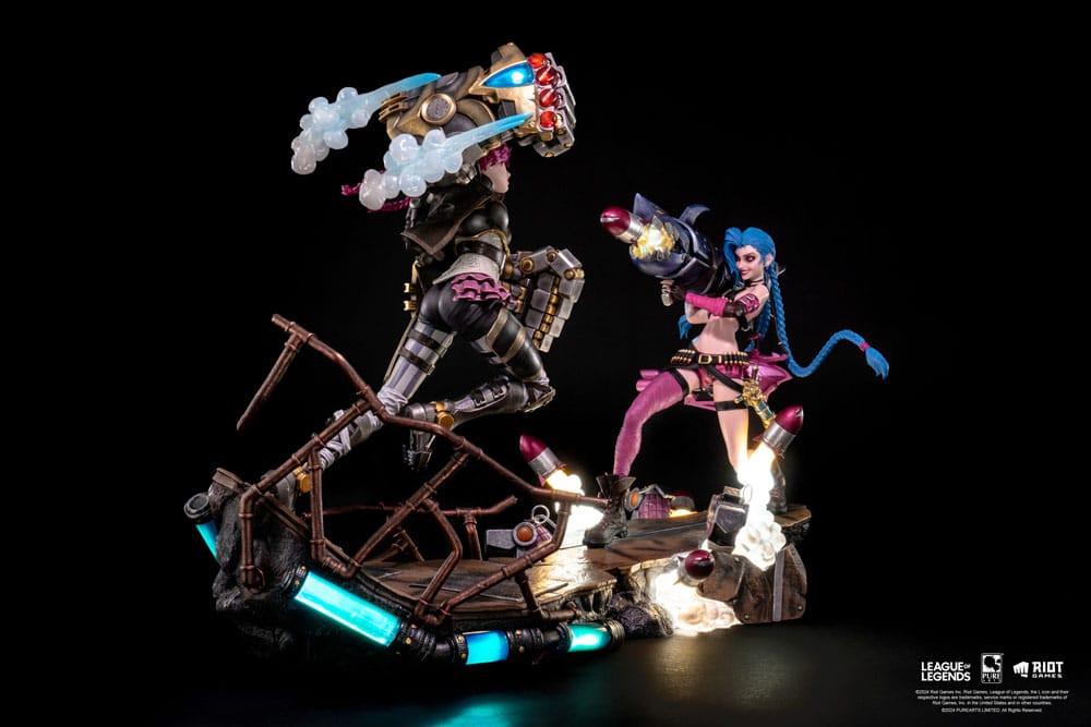 League of Legends Statuen 1/6 2er-Pack Vi & Jinx Image 8