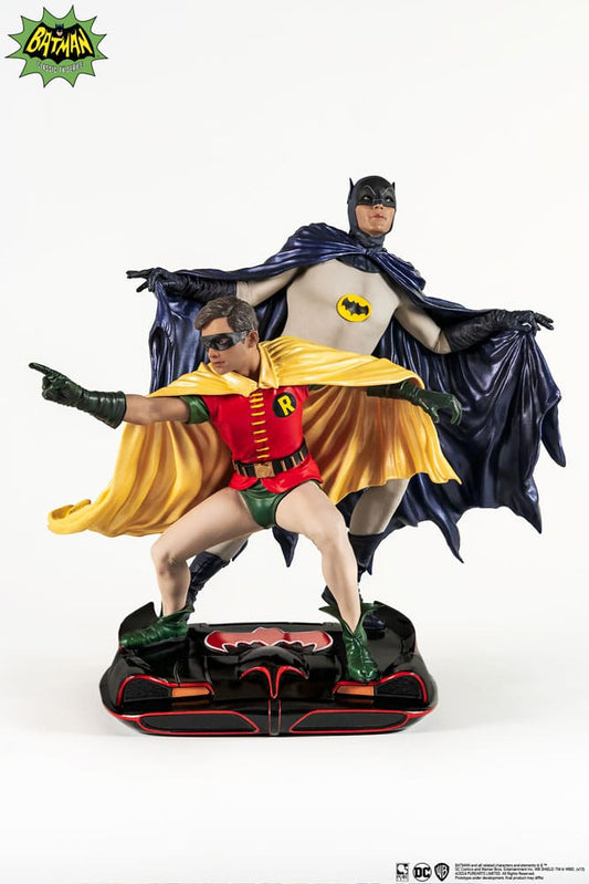 DC Comics PVC Diorama Statue 1/8 Batman & Robin 1966 23 cm Image 1