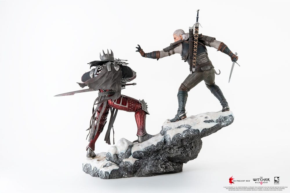The Witcher 3: Wild Hunt Statue 1/6 Diorama Geralt vs Eredin 50 cm Image 5