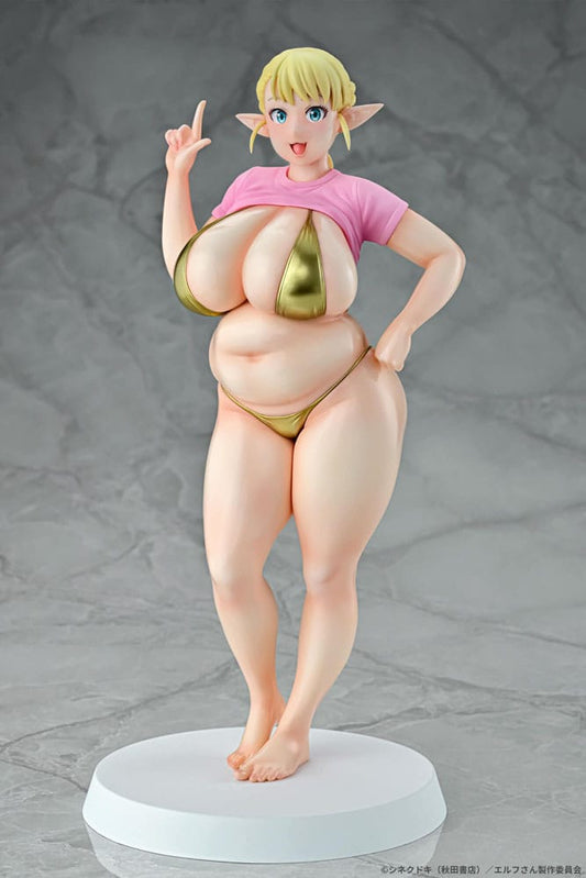 Plus-Sized Elf PVC Statue 1/7 Elfuda Gold Ver. 26 cm Image 2
