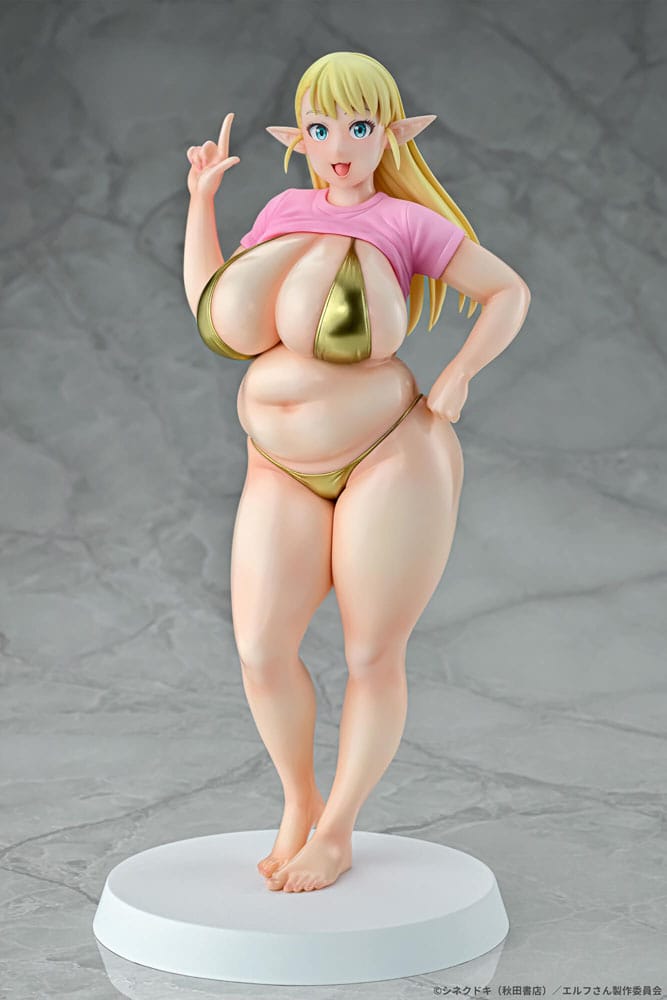 Plus-Sized Elf PVC Statue 1/7 Elfuda Gold Ver. 26 cm Image 3