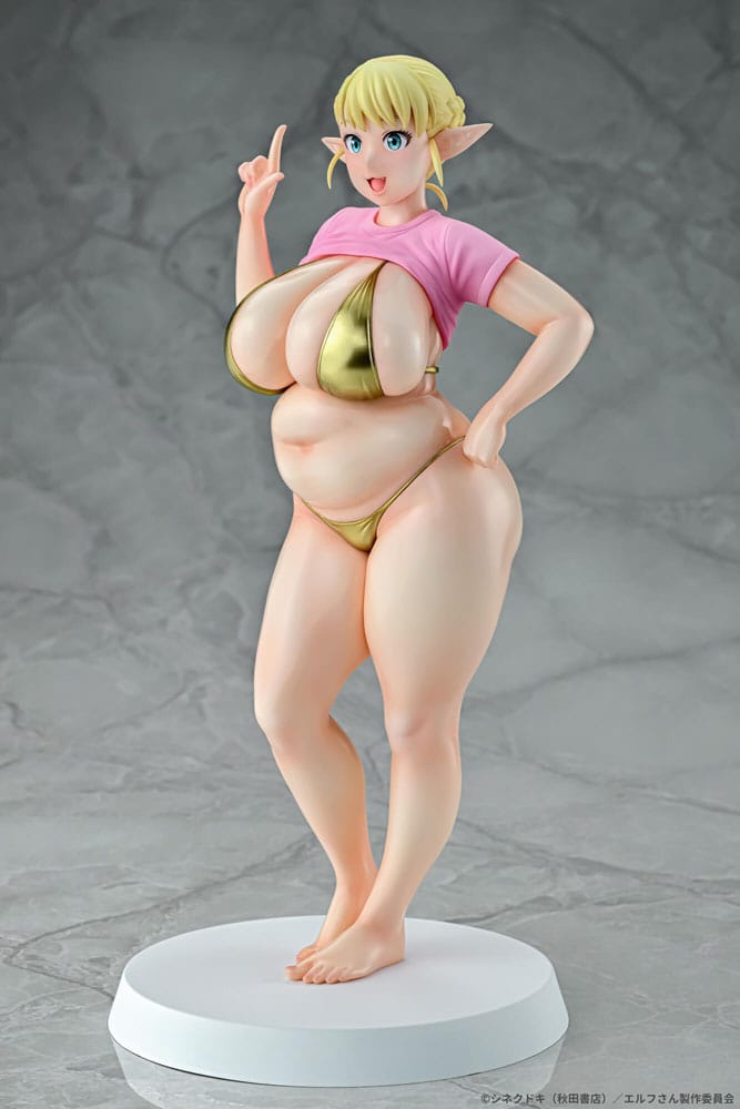 Plus-Sized Elf PVC Statue 1/7 Elfuda Gold Ver. 26 cm Image 4