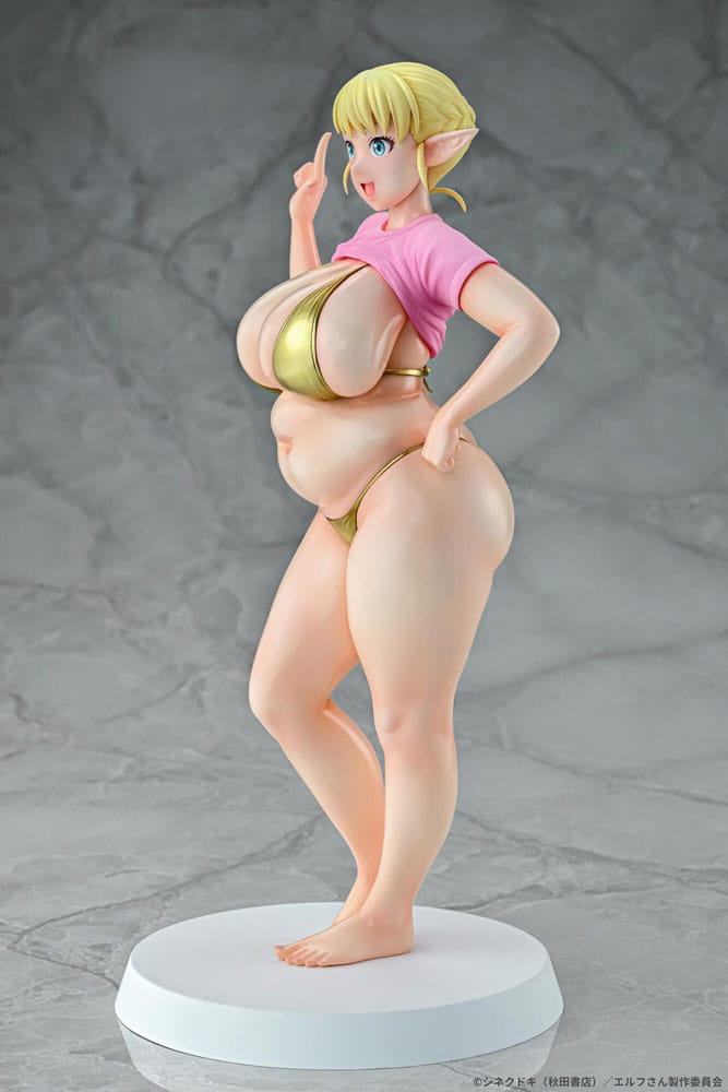 Plus-Sized Elf PVC Statue 1/7 Elfuda Gold Ver. 26 cm Image 5