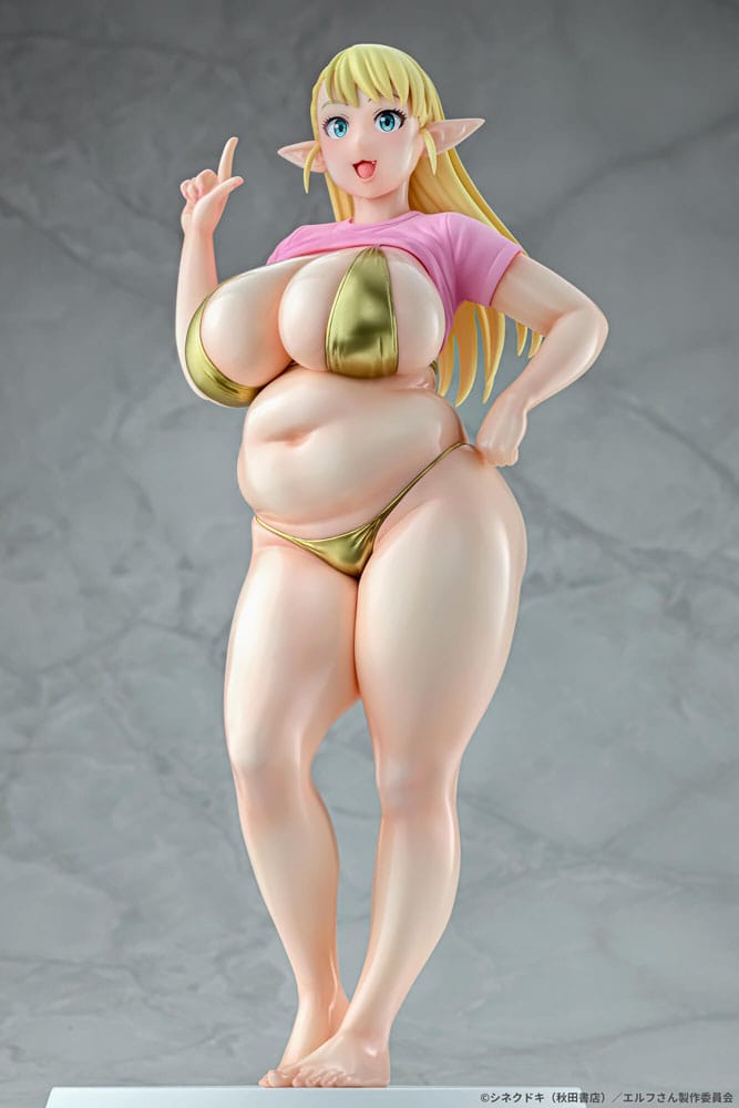 Plus-Sized Elf PVC Statue 1/7 Elfuda Gold Ver. 26 cm Image 10