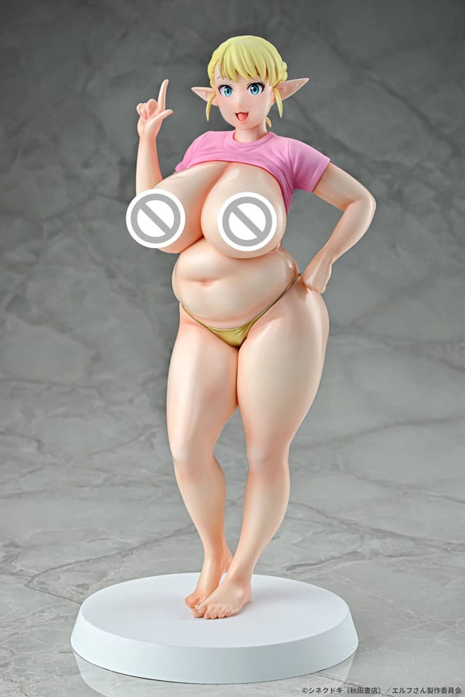 Plus-Sized Elf PVC Statue 1/7 Elfuda Gold Ver. 26 cm Image 12