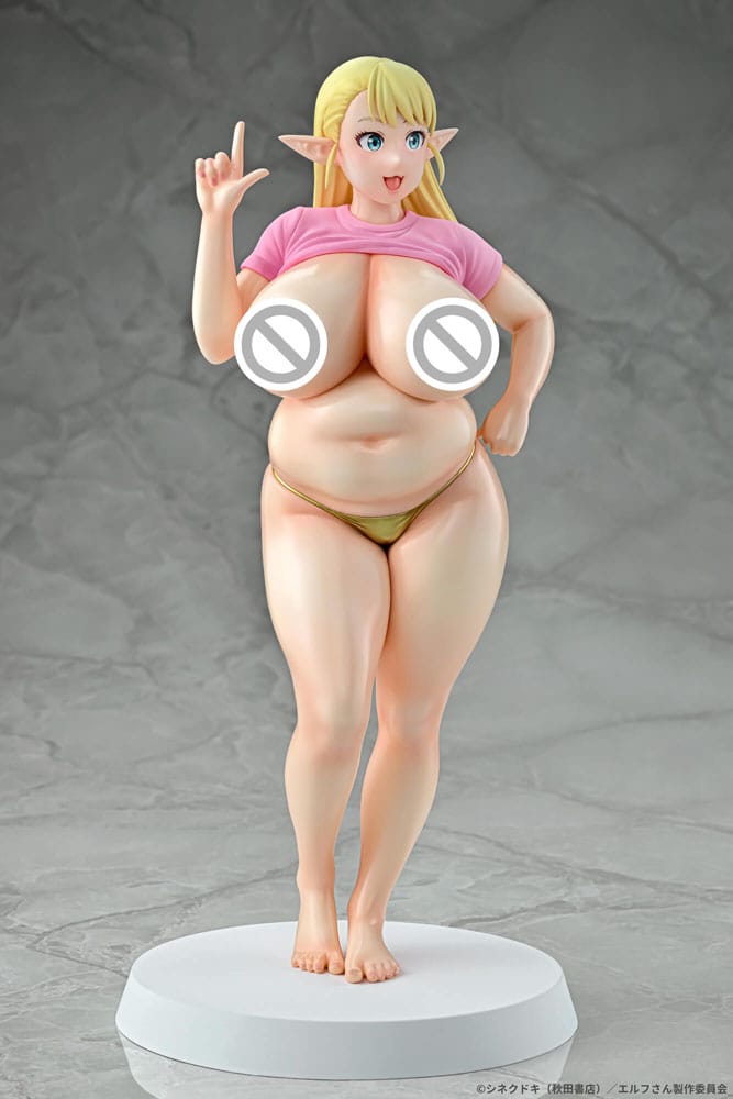 Plus-Sized Elf PVC Statue 1/7 Elfuda Gold Ver. 26 cm Image 13