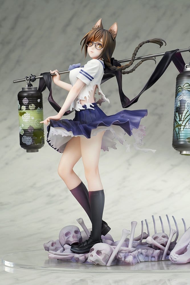 Comics Bakemonogatari PVC Figur 1/7 Tsubasa Hanekawa 26 cm Image 12