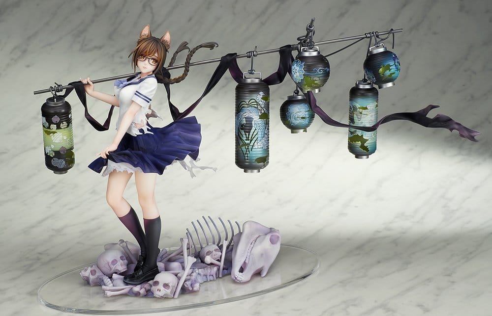 Comics Bakemonogatari PVC Figur 1/7 Tsubasa Hanekawa 26 cm Image 14