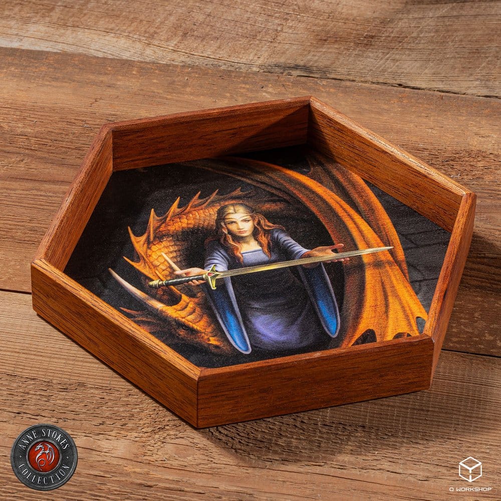Anne Stokes Würfelbrett The Truth 20 cm Image 1