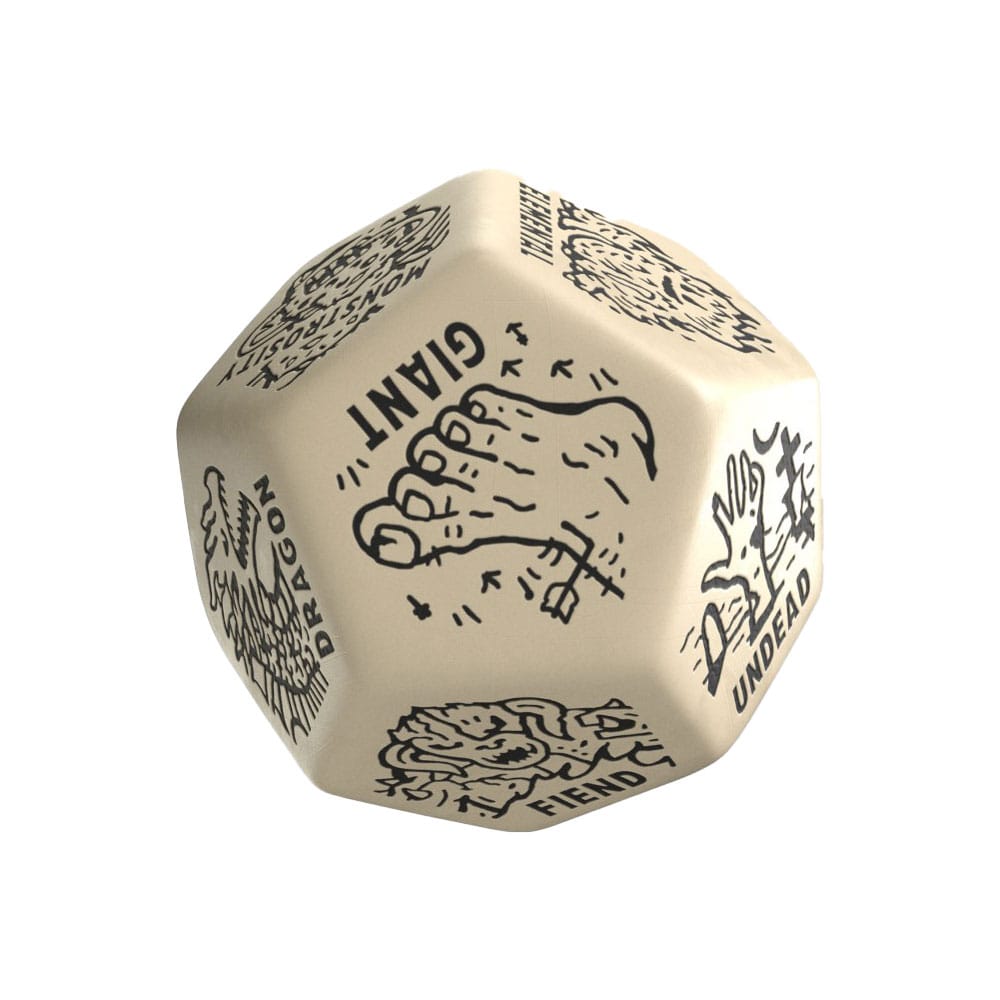 Viridian Würfel Jumbo Würfel Monster Generator Die D12 Beige Image 1