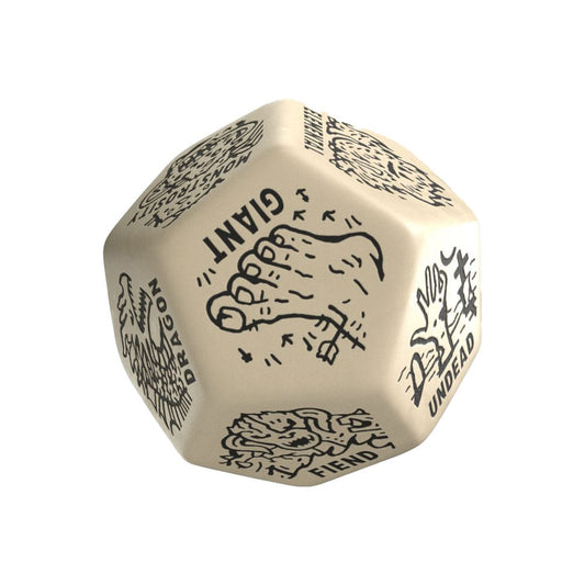 Viridian Würfel Jumbo Würfel Monster Generator Die D12 Beige Image 1