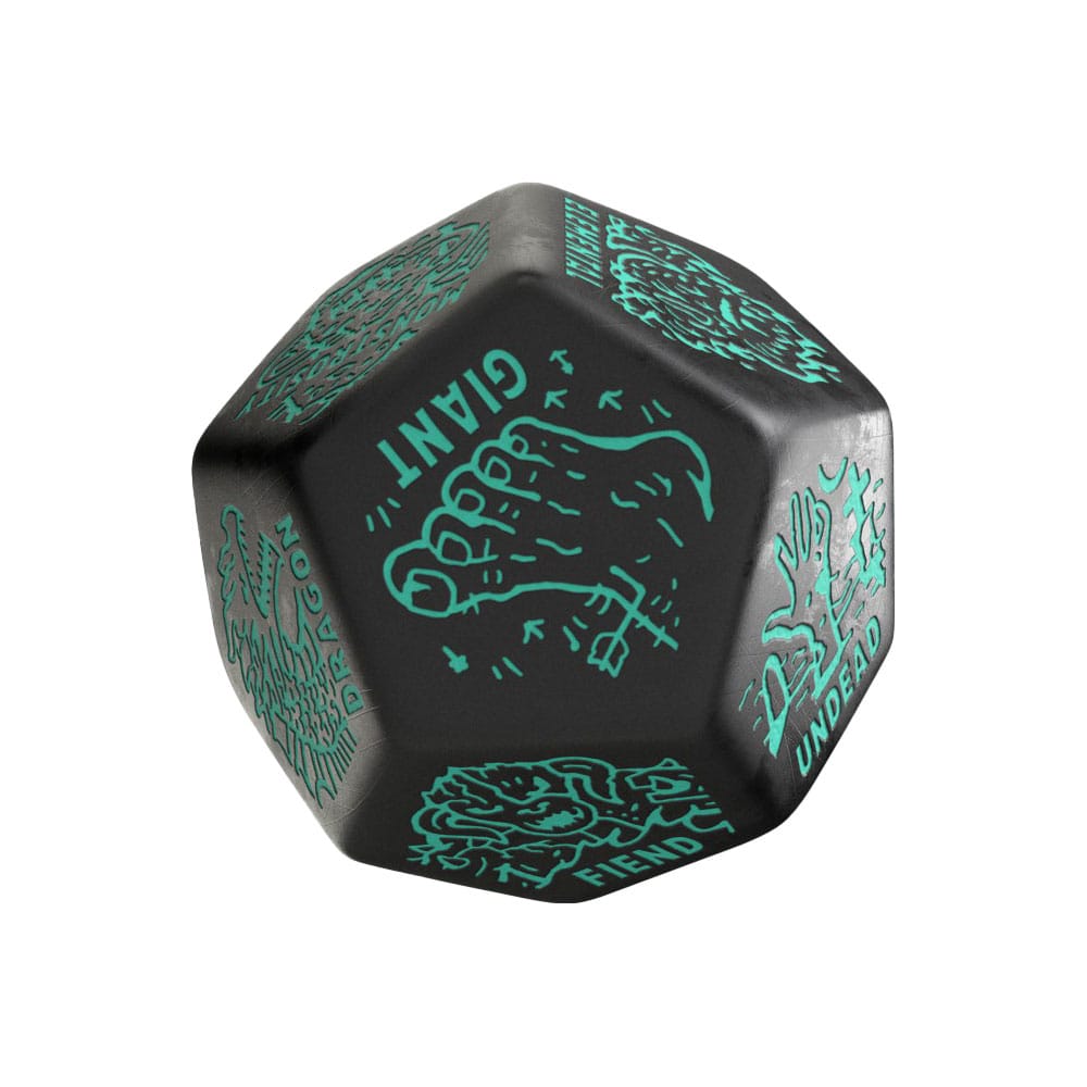 Viridian Würfel Jumbo Würfel Monster Generator Die D12 Schwarz Image 1
