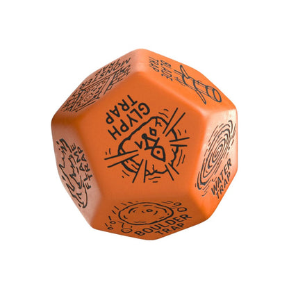 Viridian Würfel Jumbo Würfel Trap Generator Die D12 Orange Image 1