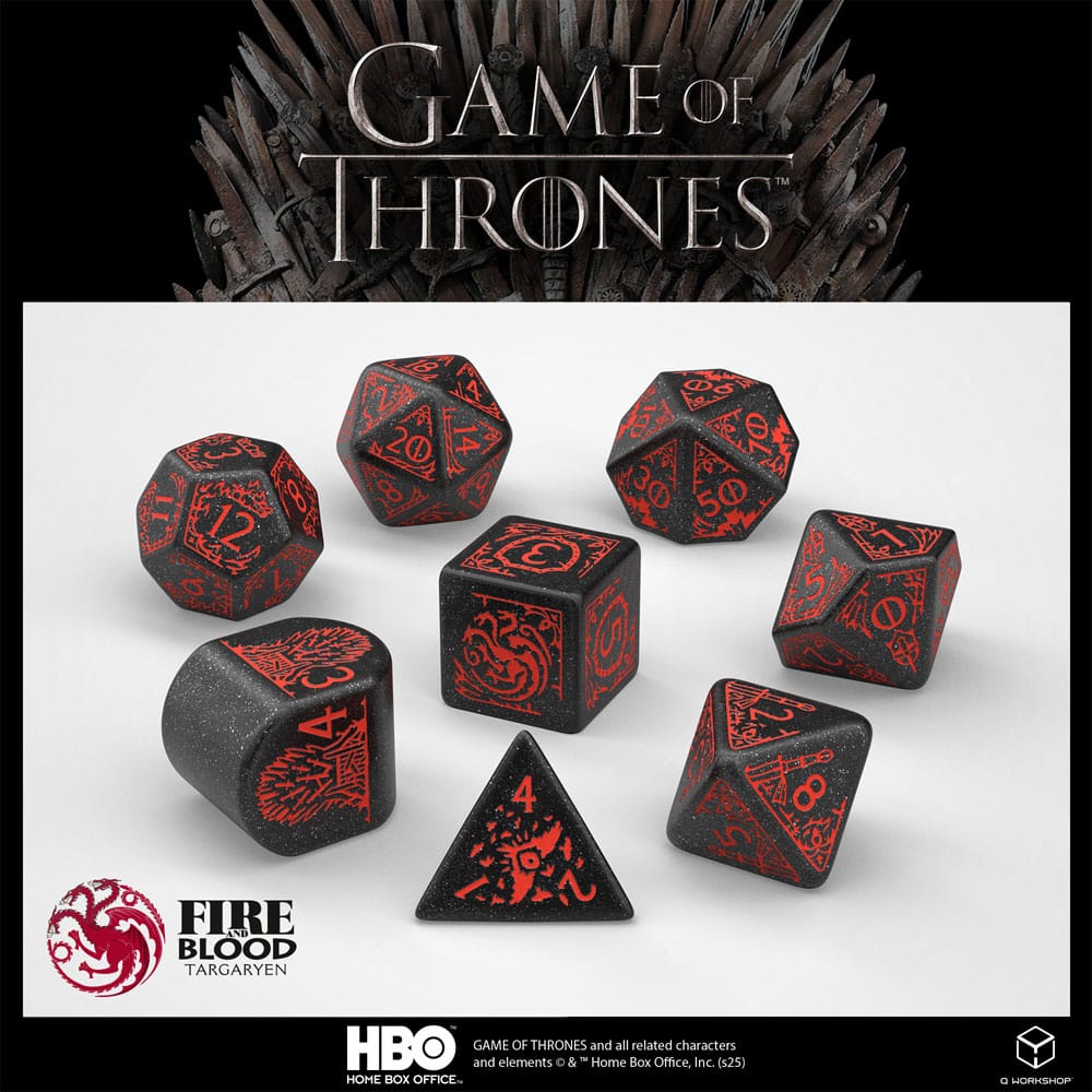 Game of Thrones Würfel Set Targaryen (8) Image