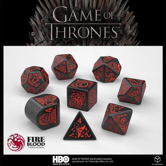 Game of Thrones Würfel Set Targaryen (8) Image