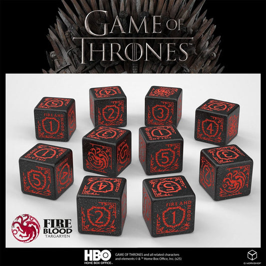 Game of Thrones Würfel Set Targaryen 10xD6 (10) Image