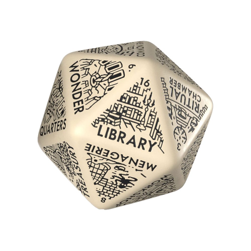 Viridian Würfel Jumbo Würfel Dungeon Room Generator D20 Beige Image 1