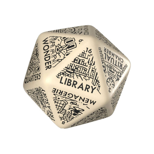 Viridian Würfel Jumbo Würfel Dungeon Room Generator D20 Beige Image 1