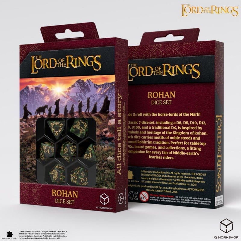 Der Herr der Ringe 7er-Würfelset Rohan Image 9